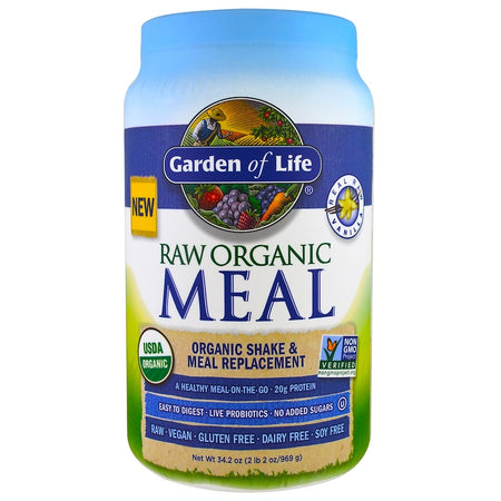 Garden Of Life - RAW Organic Meal, Shake & Meal Replacement, Vanilla, 2.13 lbs (969 g) POWDER