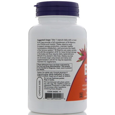 Now Foods - B-50  100 Veg Capsules