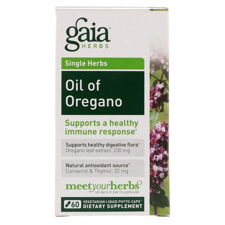 Gaia Herb - OIL OF OREGANO LP CAPS 60