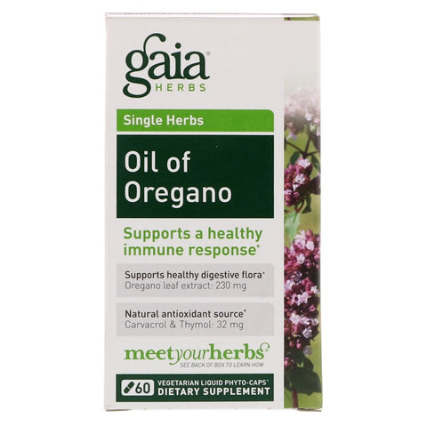 Gaia Herb - OIL OF OREGANO LP CAPS 60