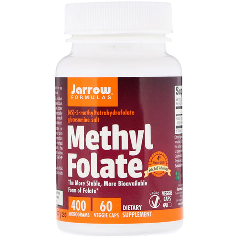 Jarrow - Methyl Folate 400 Mg - 60 Capsules