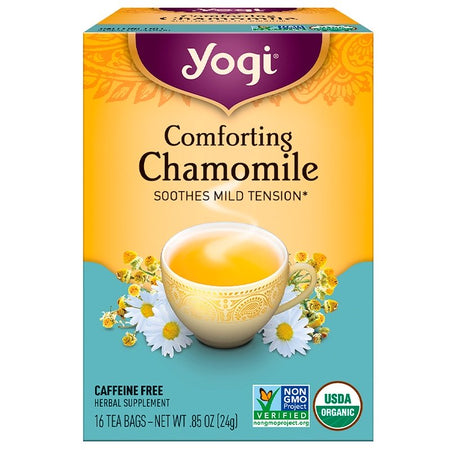 Yogi Tea - Comforting Chamomile, Caffeine Free, 16 Tea Bags, .85 oz (24 g)