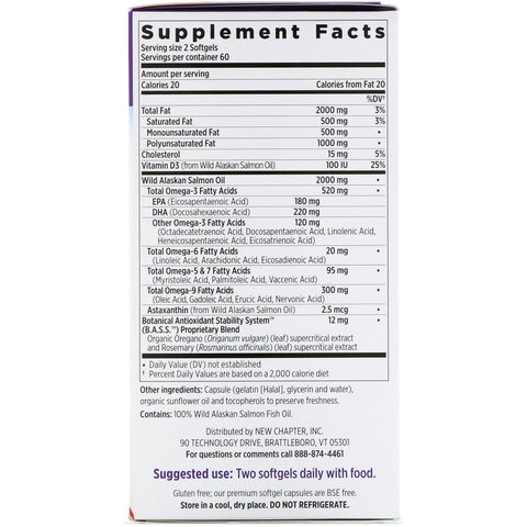 New Chapter - Wholemega™Whole Fish Oil - 120 Softgels