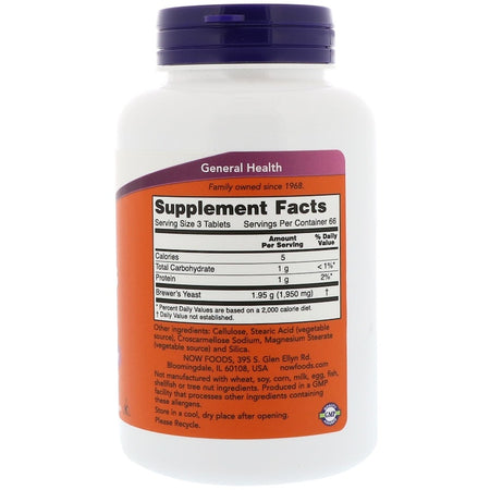 Now Foods - BREWER'S YEAST 10 GRAIN 200 TABS