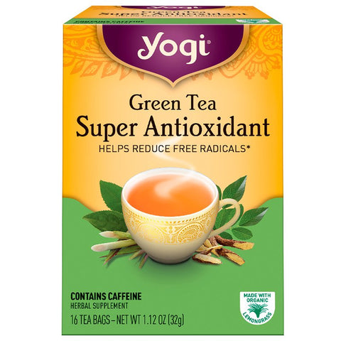 Yogi Tea - Green Tea Super Antioxidant, 16 Tea Bags, 1.12 oz (32 g)