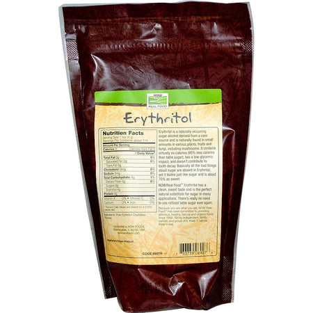 Now Foods - Real Food, Erythritol, Natural Sweetener, 1 lb (454 g)