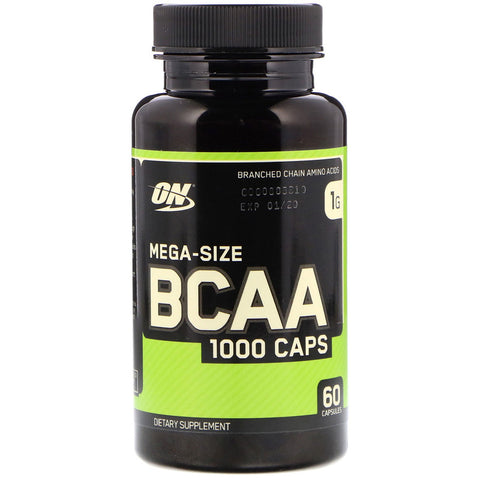 Optimum Nutrition - BCAA 1000 Caps, Mega-Size, 1 g, 60 Capsules