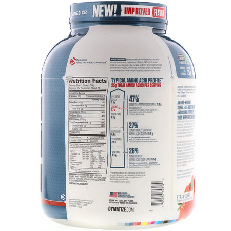 Dymatize - ISO100, Strawberry - 5 Lb (2.3kg)