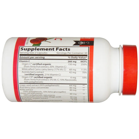 Vibrant Health - Super Natural C, 1600 ORAC, 60 Caps