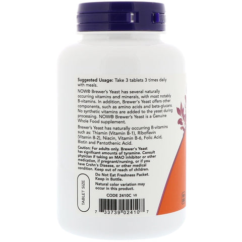 Now Foods - BREWER'S YEAST 10 GRAIN 200 TABS