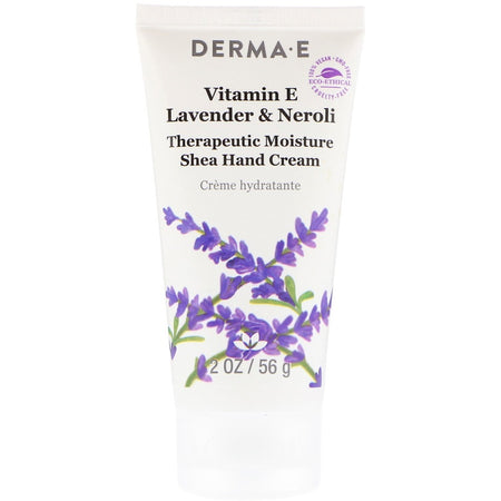 Derma E, Therapeutic Moisture Shea Hand Cream, Vitamin E, Lavender & Neroli,