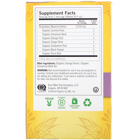 Yogi Tea - Egyptian Licorice, Caffeine Free, 16 Tea Bags, 1.27 oz (36 g)