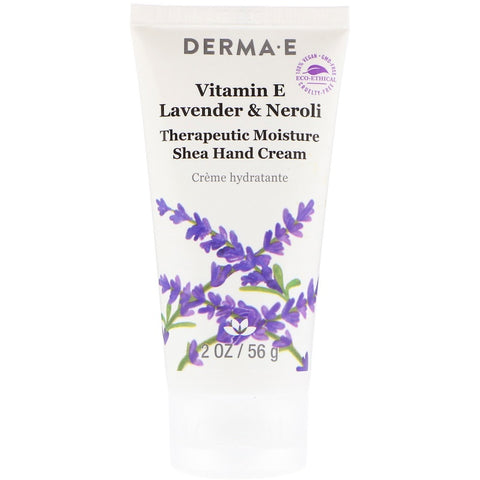 Derma E, Therapeutic Moisture Shea Hand Cream, Vitamin E, Lavender & Neroli,