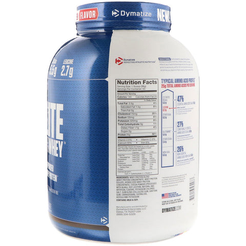 Dymatize - ELITE 100% WHEY, Rich Chocolate - 5 Lb (2.3 Kg)