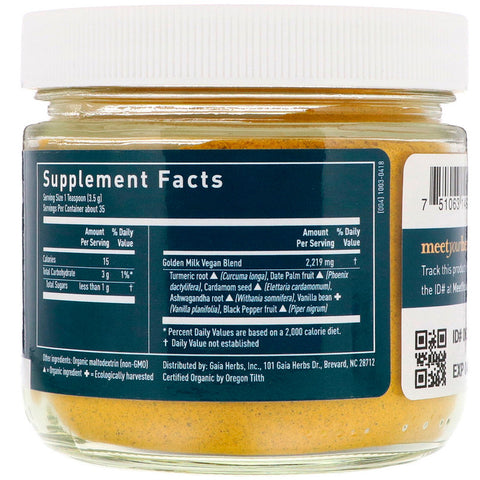 Gaia Herb - GOLDEN MILK 123g