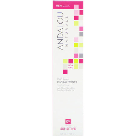 Andalou Naturals - 1000 Roses Floral Toner, Sensitive, 6 fl oz (178 ml)