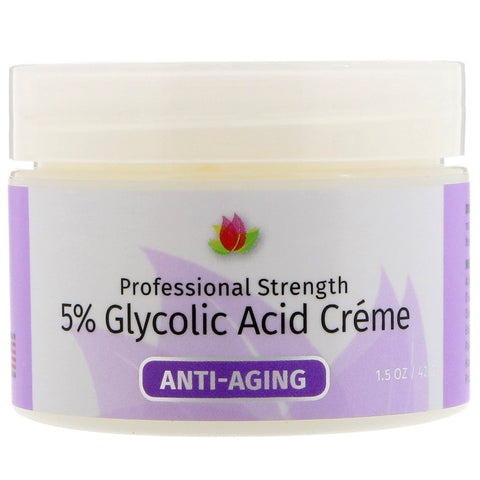 Reviva Labs - 5% Glycolic Acid Crème, Anti Aging, 1.5 oz (42 g)