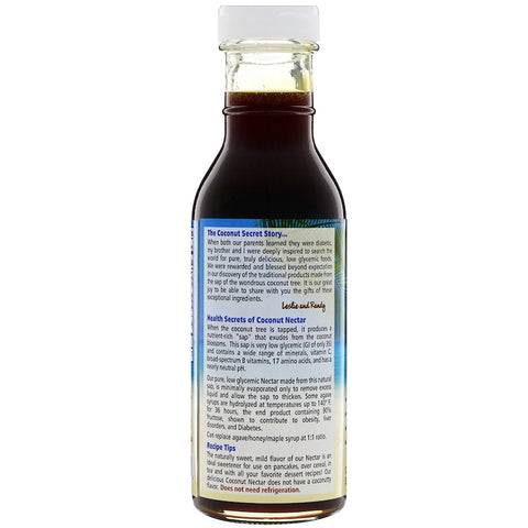 Cocunut Secret - Traditional Coconut Nectar, Low Glycemic Sweetener, 12 fl oz (355 ml)