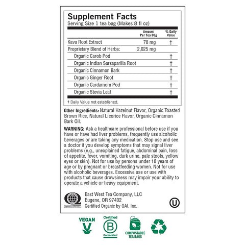 Yogi Tea - Kava Stress Relief, Caffeine Free, 16 Tea Bags, 1.27 oz (36 g)