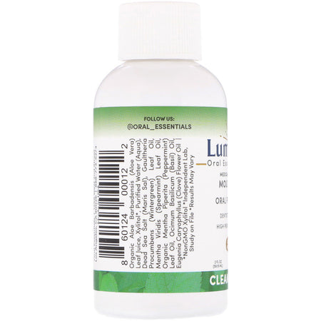 Lumineux Oral Essentials -  Medically Developed Mouthwash, Oral Perfection, Clean & Fresh, 2 fl oz (59.15 ml)
