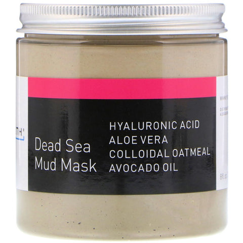 Yeouth - Dead Sea Mud Mask With Hyaluronic Acid, Aloe Vera, Collodial Oatmeal, 8oz