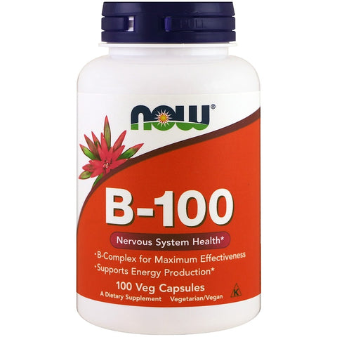 Now Foods - B-100 CAPS 100 VCAPS - 100 Capsules