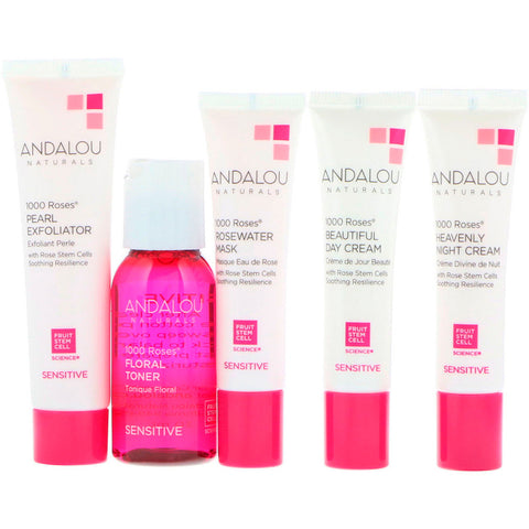 Andalou Naturals - 1000 Roses Get Started Kit - 5 Pc
