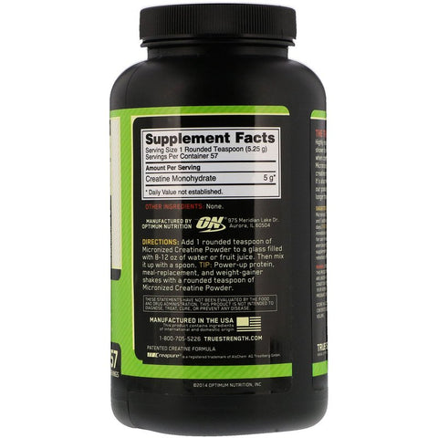 Optimum Nutrition - Micronized Creatin Powder  - 10.6 Oz