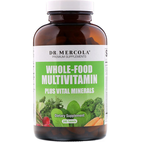 Dr Mercola - Whole Food Multi Vitamin Plus - 240 Tablets