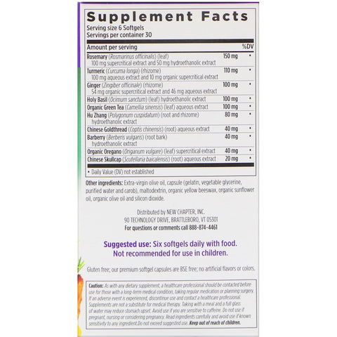 New Chapter - Zyflamend Whole Body Mini - 180 Softgels