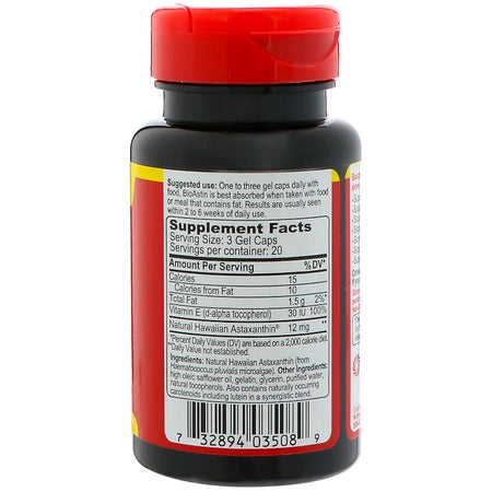 Nutrex Hawaii - BioAstin 4 Mg - 60 Capsules