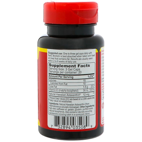 Nutrex Hawaii - BioAstin 4 Mg - 60 Capsules
