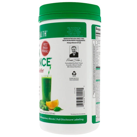 Vibrant Health - Green Vibrance +25 Billion Probiotics, Version 16.0, 12.5 oz (354.9 g)