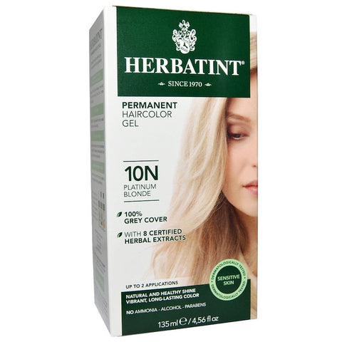Herbatint Permanent Platinum Blonde (10N) - 4 Ounce