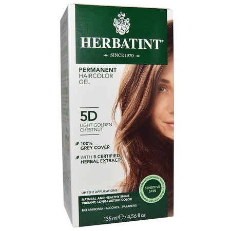 Herbatint Permanent Light Golden Chestnut (5D) - 4 Ounce
