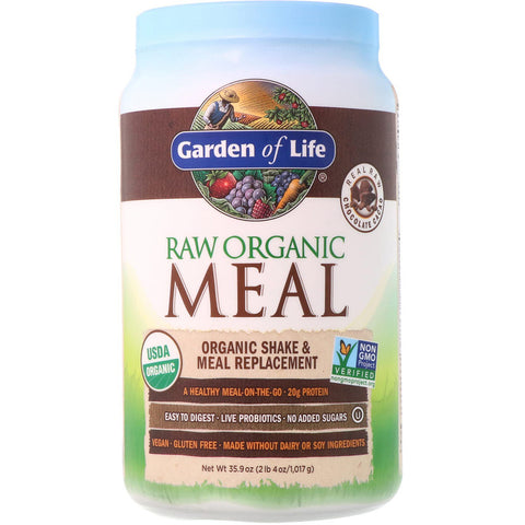 Garden Of Life - Raw Organic Meal Chocolate 1017g POWDER
