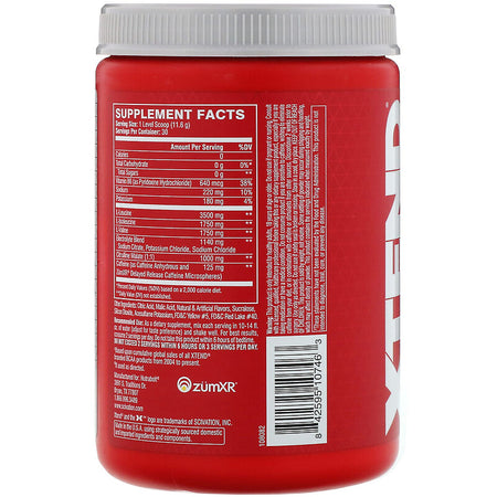 Xtend Energy BCAA, Mango Madness, 12.3 oz (348 g) - 30 Servings