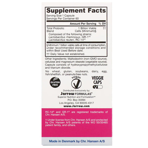 Jarrow - Fem-Dophilus Shelf Stable 1 Billion - 60 Capsules