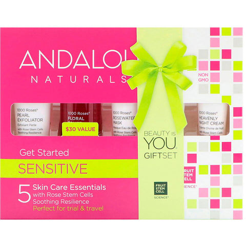 Andalou Naturals - 1000 Roses Get Started Kit - 5 Pc