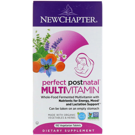 New Chapter - Perfect Postnatal™ Multivitamin, 192 Vegetarian Tablets