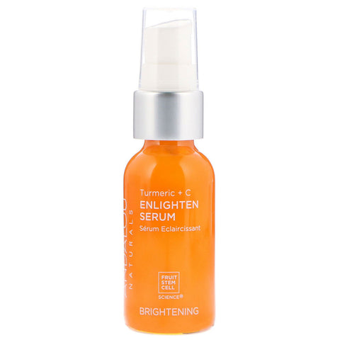 Andalou Naturals - Enlighten Serum, Turmeric + C, Brightening, 1.1 fl oz (32 ml)
