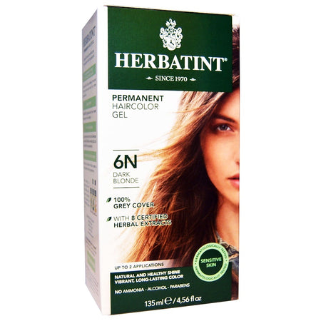 Herbatint Permanent Dark Blonde (6N) - 4 Ounce