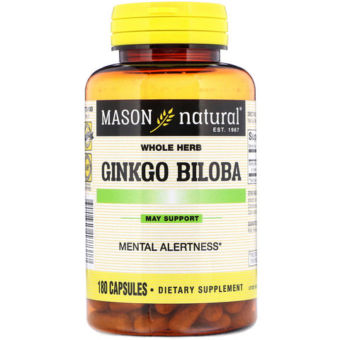 Mason - Ginkgo Biloba, 180 Capsules