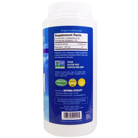 Natural Vitality - Natural Calm, The Anti-Stress Drink, Original (Unflavored), 16 oz (453 g)