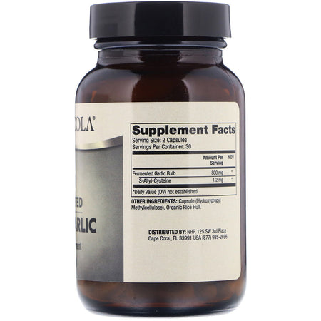Dr Mercola - Fermented Black Garlic - 60 Capsules