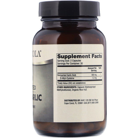 Dr Mercola - Fermented Black Garlic - 60 Capsules