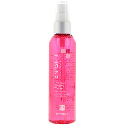 Andalou Naturals - 1000 Roses Floral Toner, Sensitive, 6 fl oz (178 ml)
