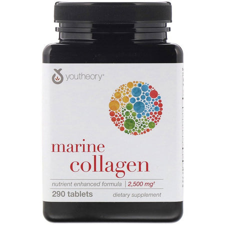 Youtheory - Marine Collagen, 2,500 mg , 290 Tablets
