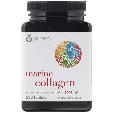 Youtheory - Marine Collagen, 2,500 mg , 290 Tablets