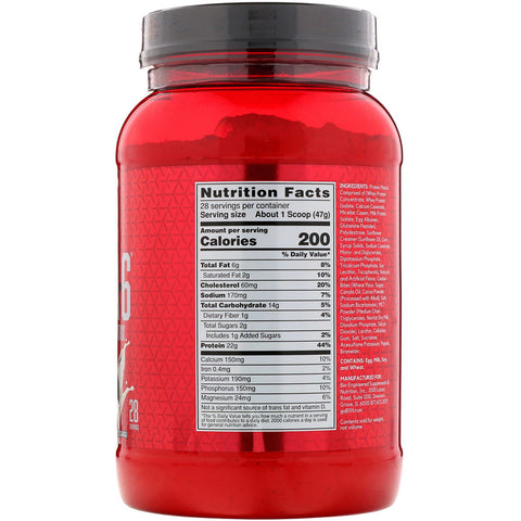 BSN - Syntha-6, Ultra Premium Protein Matrix, Cookies and Cream, 2.91 lbs (1.32 kg)